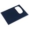 Dacasso Navy Blue Bonded Rectangular Leather Mouse Pad AG-5014 - alternate 1
